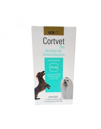 CORTVET PET 0,5MG - 50 COMP (DISPLAY)