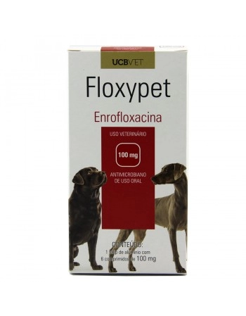 FLOXYPET 100MG - 06 COMP