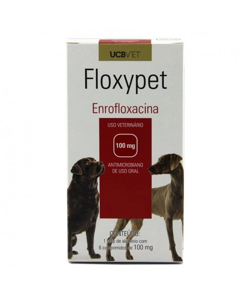 FLOXYPET 100MG - 06 COMP