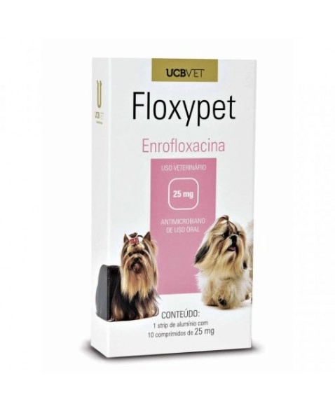 FLOXYPET 25MG - 10 COMP