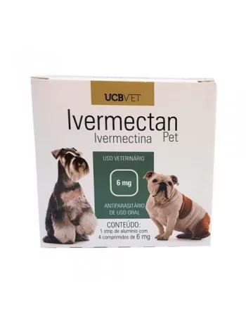 IVERMECTAN PET 6MG - 04 COMP