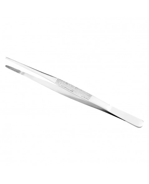 Pinça Anatômica de Dissecção com Serrilha Reta 14cm Aço Inoxidável ABC