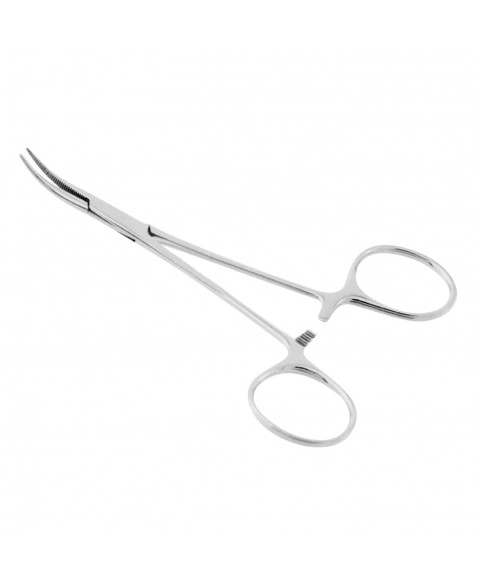 Pinça Halstead Mosquito Curva 18cm Aço Inox ABC