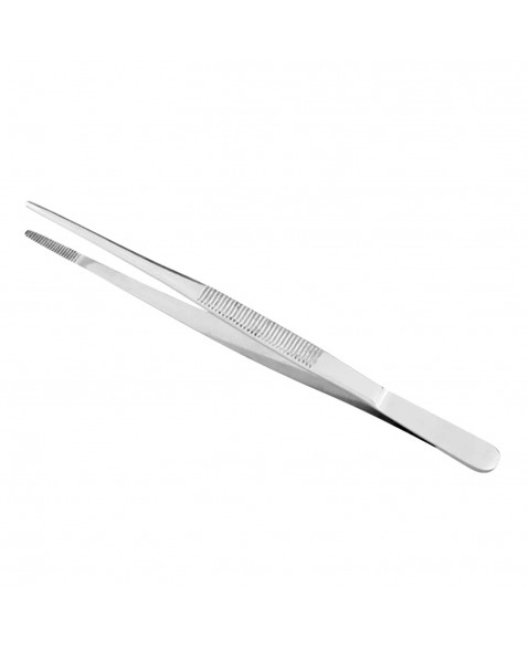 Pinça Anatômica de Dissecção com Serrilha Reta 16cm Aço Inoxidável ABC