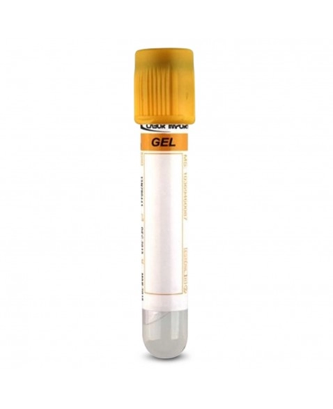 Tubo para Coleta de Sangue com Gel 3,5ml Amarelo com 100 Unidades Labor Import