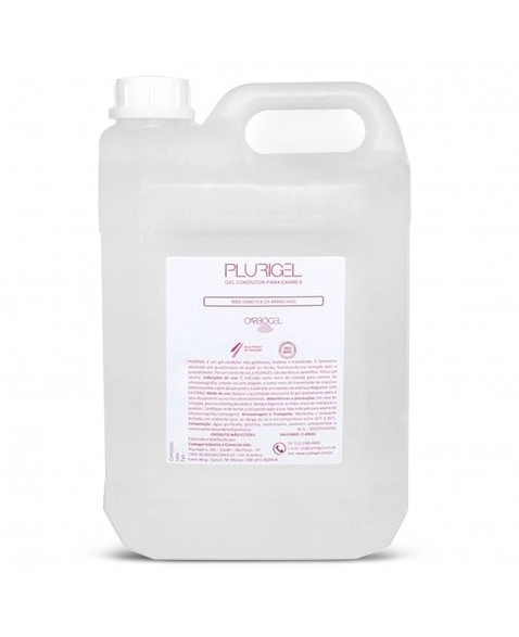 Gel Para Eletrodo Plurigel Para Ultrassom 5Kg Carbogel