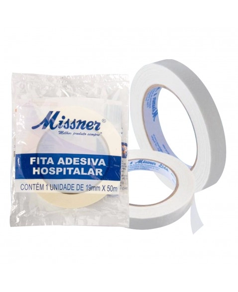 Fita Adesiva Hospitalar Crepe 19mm x 50m Missner