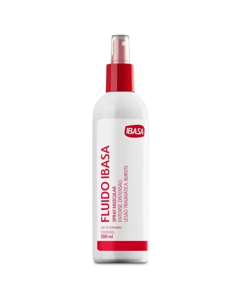 Fluido Muscular Spray 200ml para Dores e Entorses Ibasa