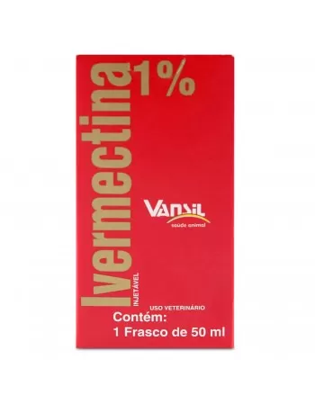 Ivermectina 1% Antiparasitário Injetável 50ml Vansil