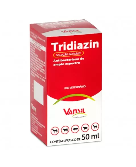 Tridiazin Antibiótico Injetável 50ml Vansil