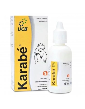 Karabé 30mL Tratamento de Singamose para Aves UCBVET