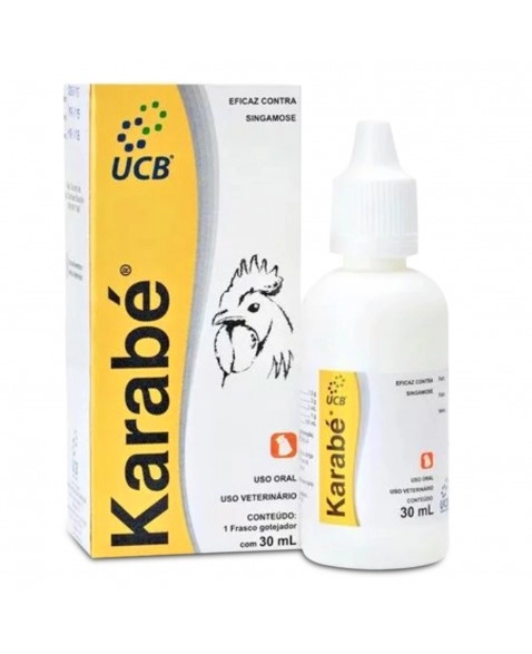 Karabé 30ml Tratamento de Singamose para Aves UCBVET