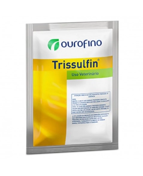 Trissulfin em Pó 100g Antibiótico e Antimicrobiano Ourofino