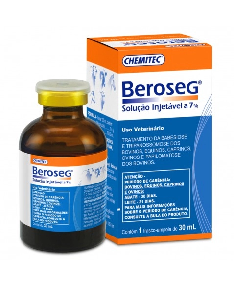 Beroseg Solução Injetável 7% Quimioterápico 30ml Chemitec