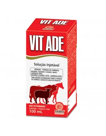 VIT ADE Estimulante Injetável 100ml Calbos