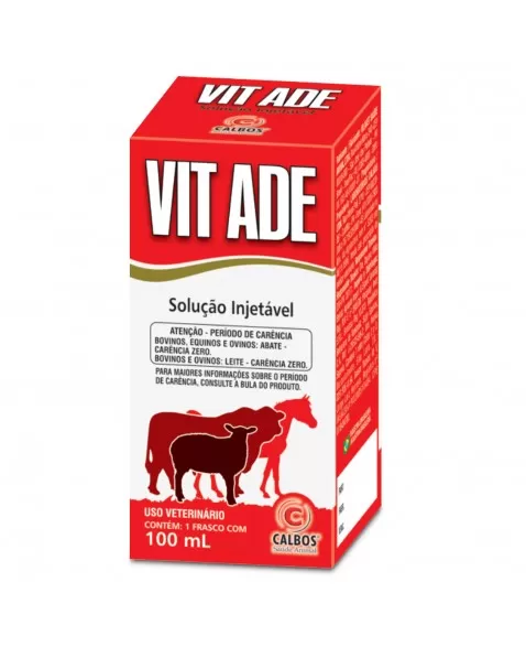 VIT ADE Estimulante Injetável 100ml Calbos