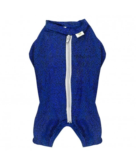 Roupa Protetora de Castração Cachorro Macho n°3 3,5-4,5Kg Azul Pet Med