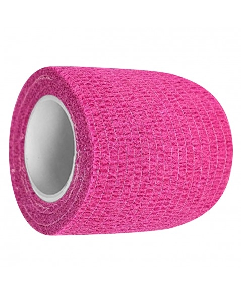 Bandagem Látex Elástica 5cm x 4,5m Rosa Hoppner