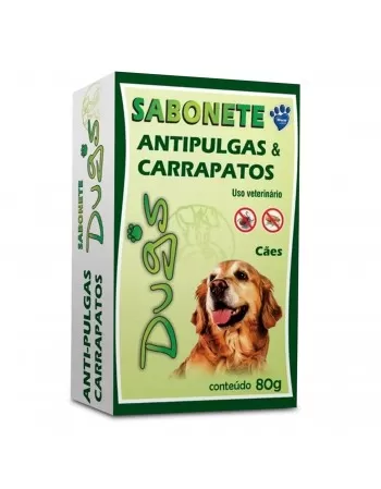 Sabonete Dug's Antipulgas e Carrapatos para Cães 80g World