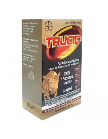 Trucid Doramectina 1% Parasiticida Injetável 500ml Elanco