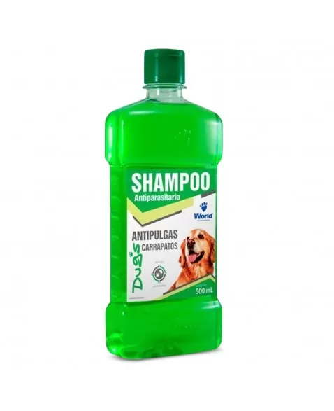 Shampoo Dug's Antipulgas e Carrapatos para Cães 500ml World