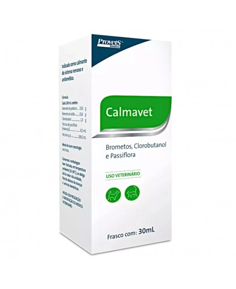 Calmavet Oral para Cães e Gatos 30ml Provets Simões