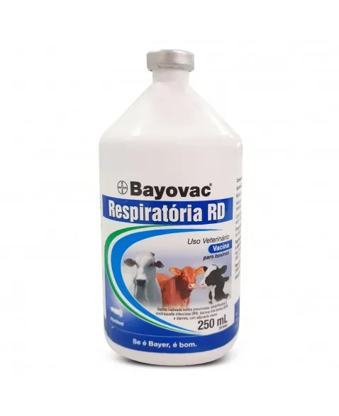 Bayovac Respiratória RD Vacina Para Bovinos Injetável 250ml Bayer Elanco