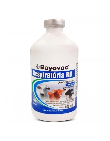 Bayovac Respiratória RD Vacina Para Bovinos Injetável 100ml Bayer