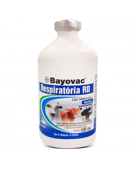 Bayovac Respiratória RD Vacina Para Bovinos Injetável 100ml Bayer Elanco