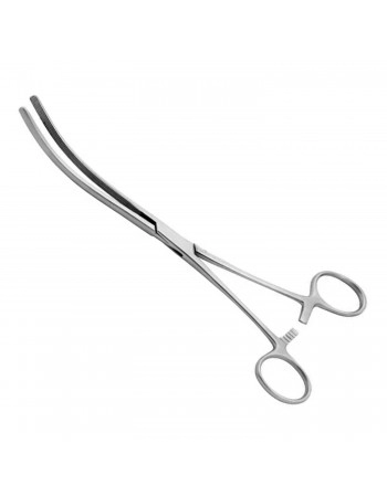 Pinça Kocher Intestinal Curva 23cm Aço Inox Weldon