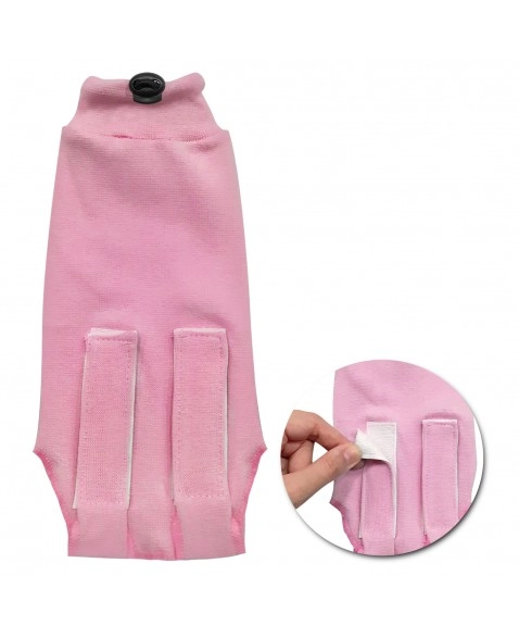 Roupa Pós Cirúrgica para Cachorro n°1 24cm Rosa MR Art Animal