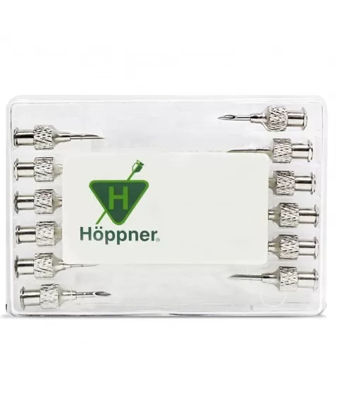 Agulha Hipodérmica Veterinária 12x1,5mm Caixa Acrílica com 12 Unidades Hoppner