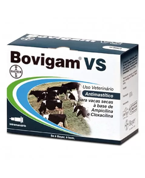 Bovigam VS Antibiótico Antimastítico para Vaca Seca Seringa 4,5g Bayer