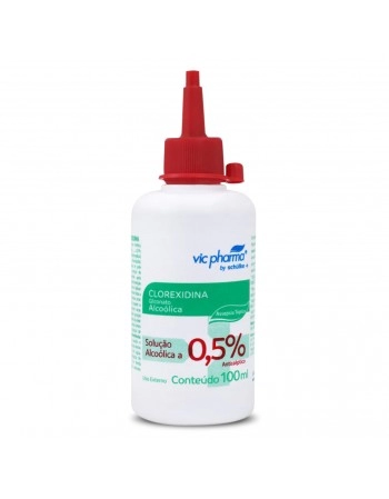 Gliconato de Clorexidina 0,5% Solução Alcoólica 100mL Vic Pharma