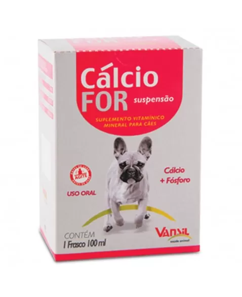 Cálcio For Suspensão Suplemento Vitamínico 100ml Vansil