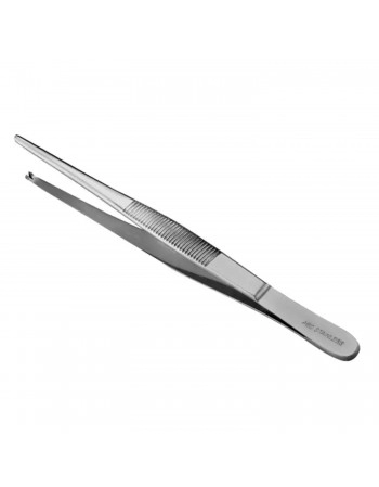 Pinça Dissecção Dente De Rato Reta 14cm Aço Inox ABC