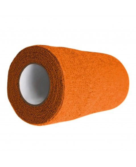 Bandagem Látex Elástica 10cm x 4,5m Laranja Hoppner