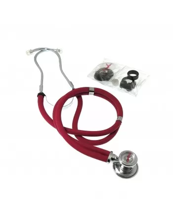 Estetoscópio Rappaport Cardiorrespiratório Vinho - Premium
