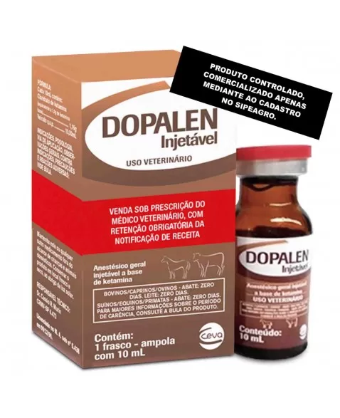 Dopalen Anestésico Injetável 10ml Ceva