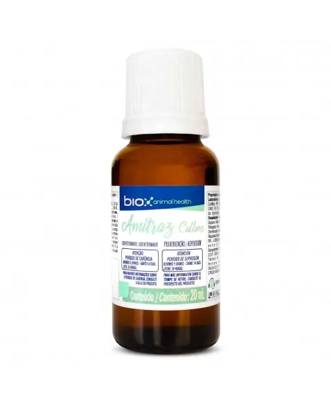 Amitraz Pulverização 20ml Carrapaticida e Sarnicida Calbos