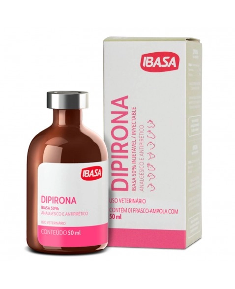 Dipirona 50% Analgésico Injetável 50ml Ibasa | VETSHOP