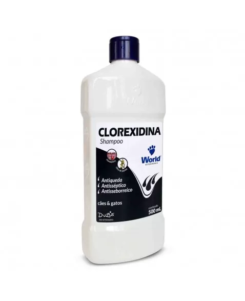 Shampoo Dug's Clorexidina Antisséptico para Cães e Gatos 500ml World