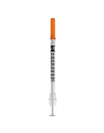 Seringa 0,5mL Estéril Para Insulina Com Agulha 6x0,25mm Fixa SR