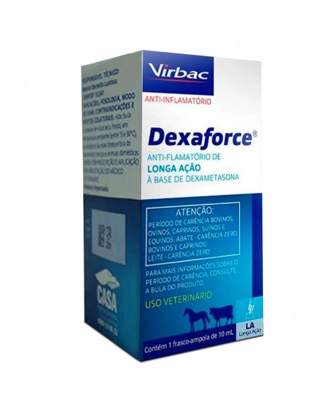 Dexaforce Anti-Inflamatório 10ml Dexametasona Virbac