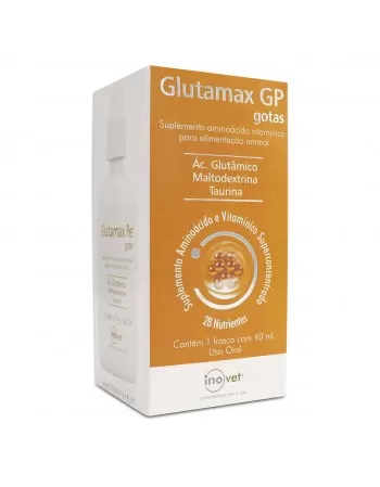 Glutamax GP Suplemento Vitamínico para Animais 40ml Inovet