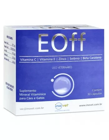 Eoff Suplemento Vitamínico para Cães e Gatos 30 Cápsulas Inovet