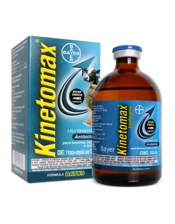 Kinetomax Injetável 100ml Antibiótico Dose Única Elanco