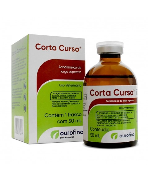 Corta Curso Injetável 50ml Antidiarreico Ourofino