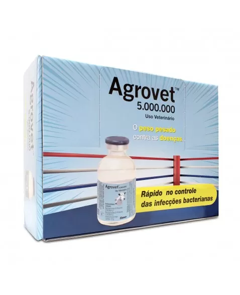 Agrovet 5.000.000 UI Injetável com 15ml Elanco | VETSHOP