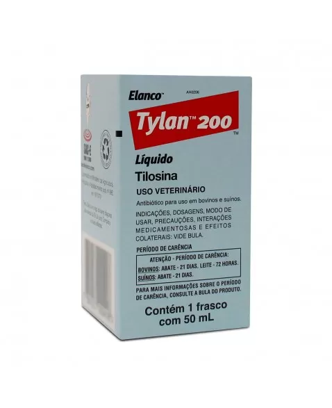 Tylan 200 Injetável com 50ml Elanco | VETSHOP